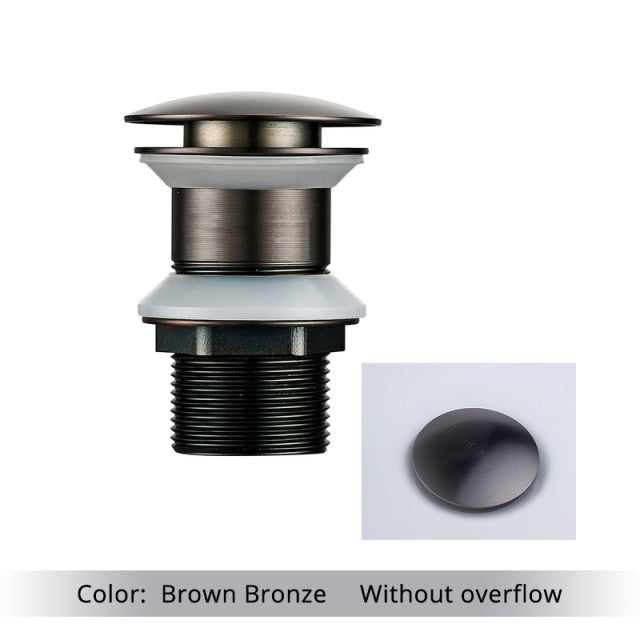 Polished Brass Bathroom Sink
Drains
