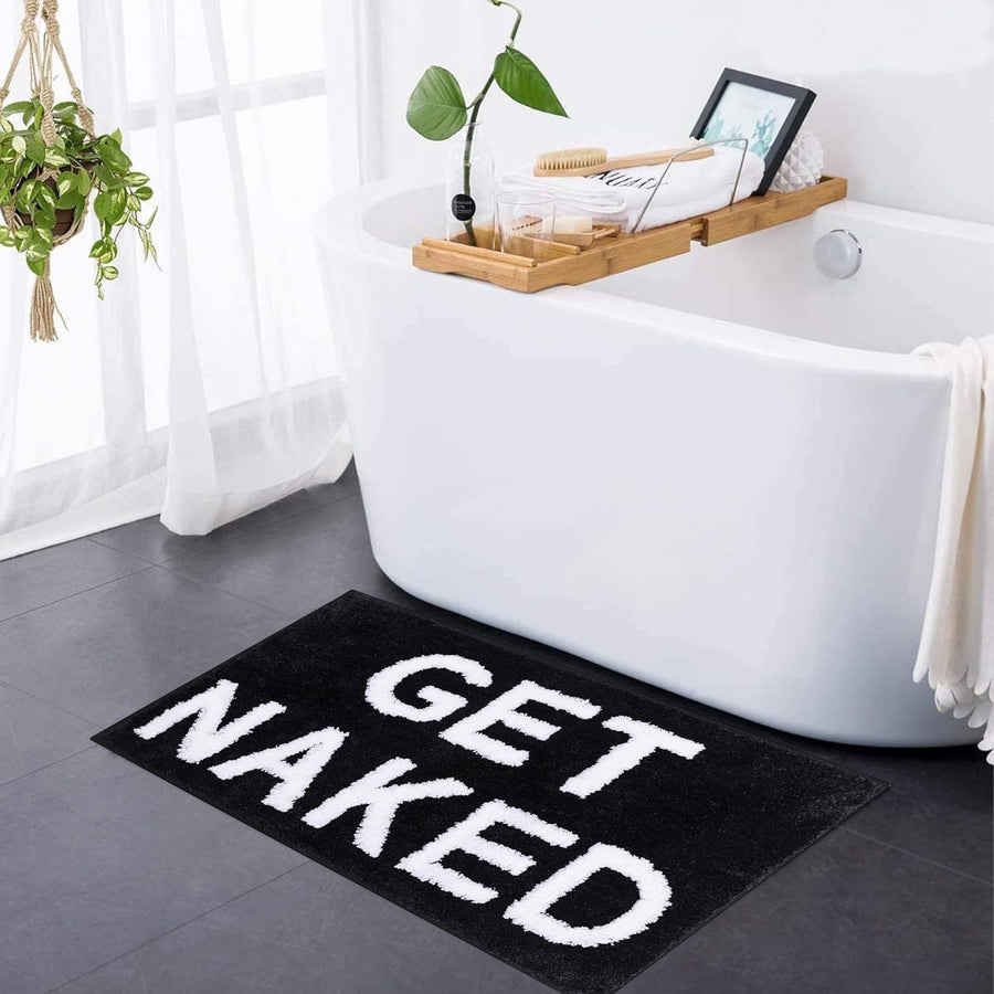 Get Naked Bath Mat - Soft tufted bathroom rug