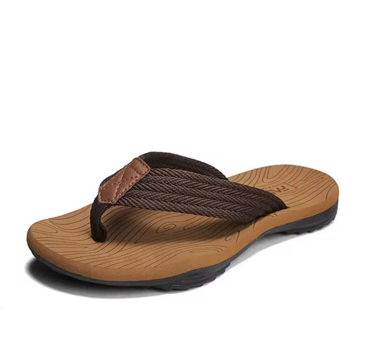 Summer men's flip flops comfortable beach sandals summer anti slip and durable slippers indoor and outdoor casual shoes