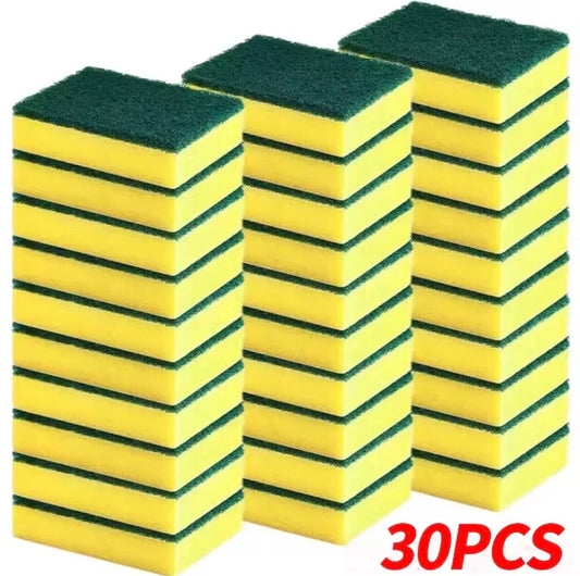 Highly absorbent double-sided sponge magic cleaning pot rust sponge cleaning brush kitchen cleaning tool