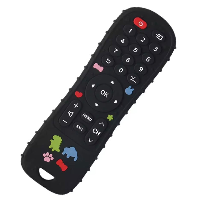 1PC Silicone Baby Toys TV Remote Control Shape Teether Toy BPA Free Silicone Teething Chewing Toy Sensory Baby Accessories