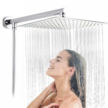 Wall-mounted rain shower ultra-slim