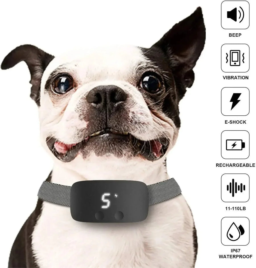 Automatic No-Bark Dog Collar - Rechargeable Waterproof Anti-Barking
Training Collar for AlÍ Breeds