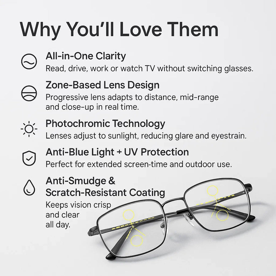 Progressive Multifocal Glasses
