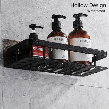 Metal Suction Cup Bathroom Shelves