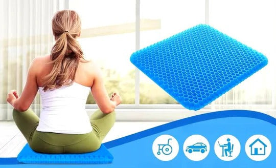 Orthopedic Gel Seat Cushion |
Pressure Relief - Tailbone Pain - Lower Back Support - For Office
Chair - Car - Wheelchair Use