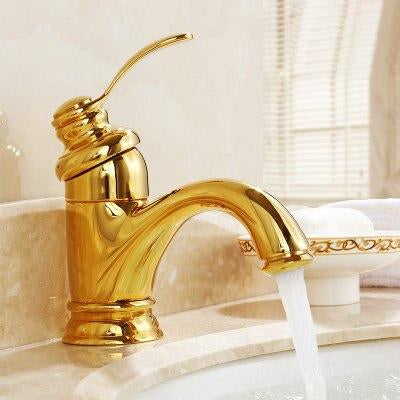Antique Brass Tap Bathroom
Fixtures Faucet Sink Mixer Tap