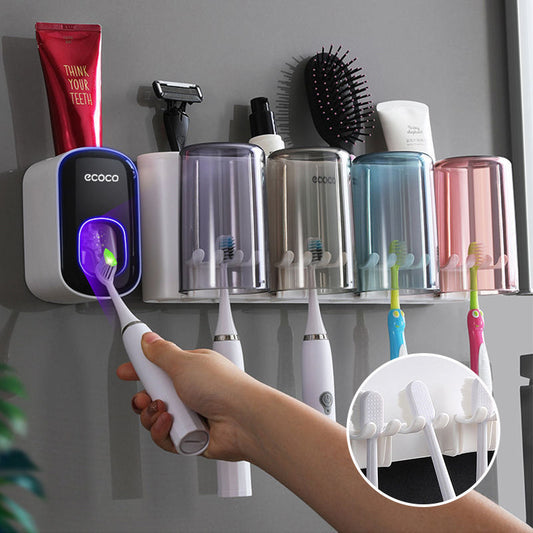 Gap-free toothbrush holder