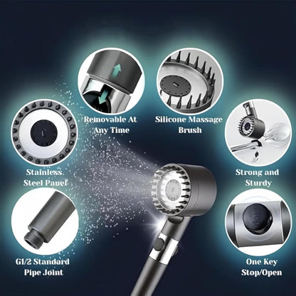 Shower head - PowerSpray - increased pressure - Spa experience