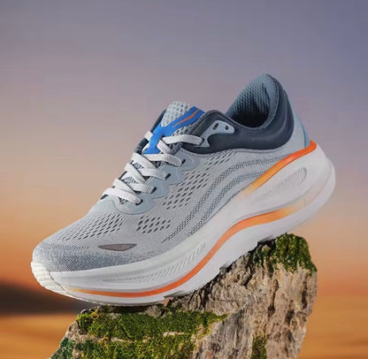 Fashionable casual men's sneakers non-slip wear-resistant air cushion sneakers outdoor lightweight breathable mesh running shoes