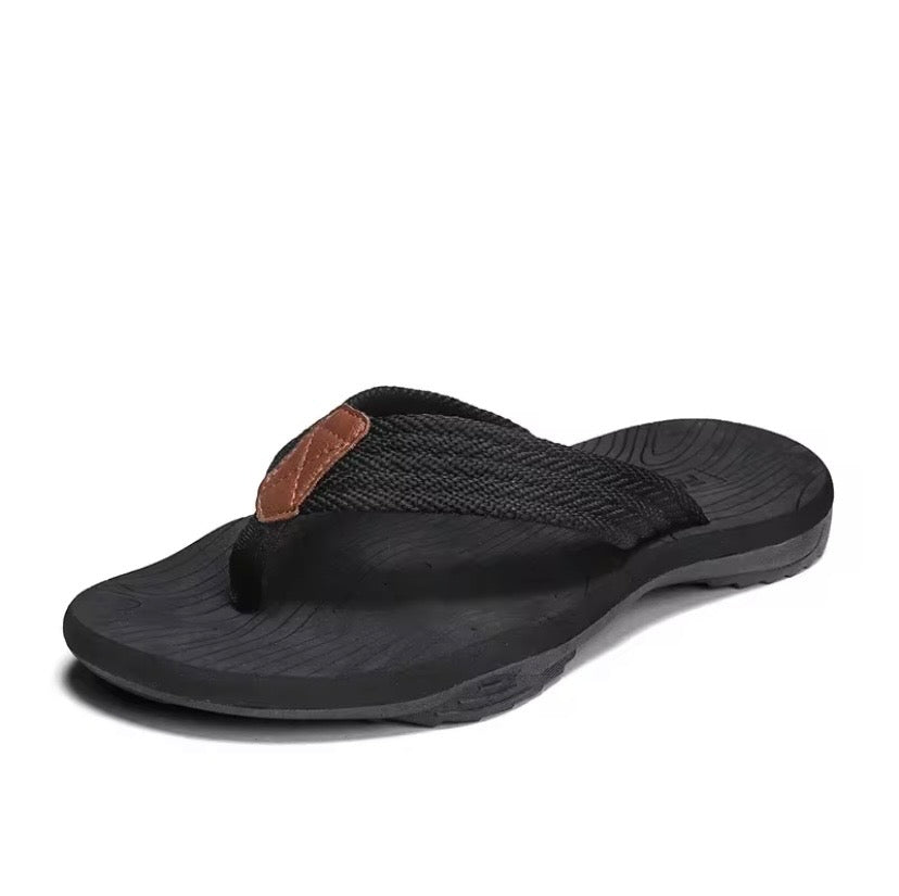 Summer men's flip flops comfortable beach sandals summer anti slip and durable slippers indoor and outdoor casual shoes