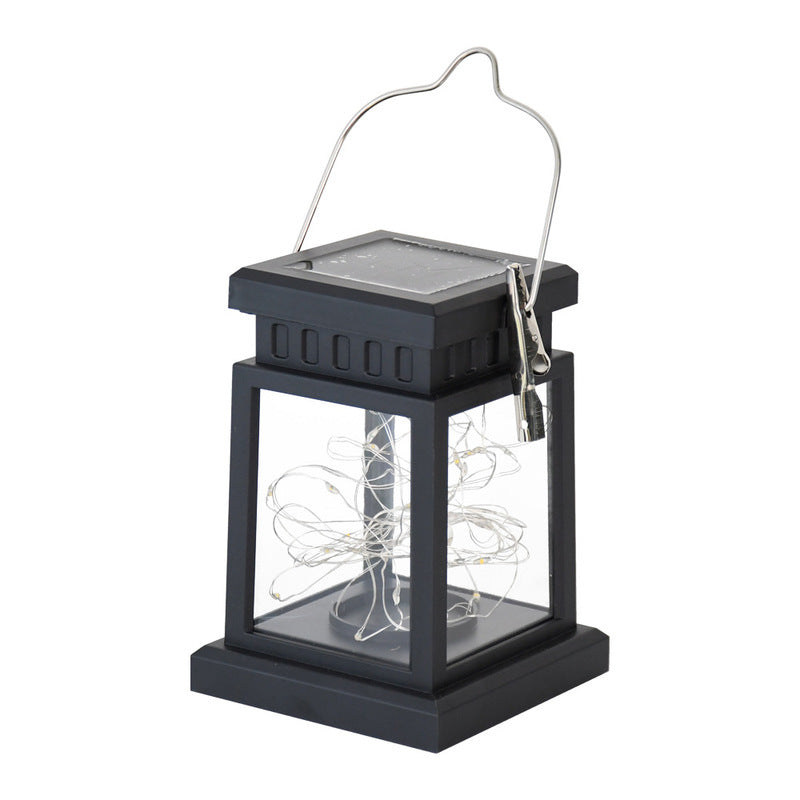 HOMEFISH Solar LED Outdoor Floor Lanterns Focus Panel Candle Lights Hanging Decor for Garden Balcony Terraza Birds Decoration