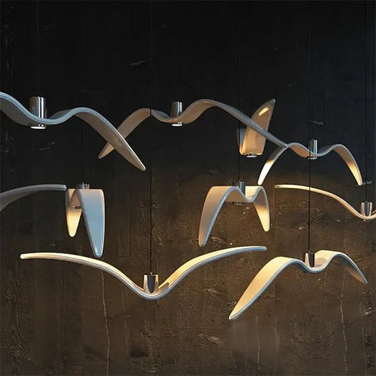 Modern LED Pendant Light Indoor Chandeliers Lighting Bird Lamp For Living Room Bedroom Bar Light Fixture Ceiling Handing Light
