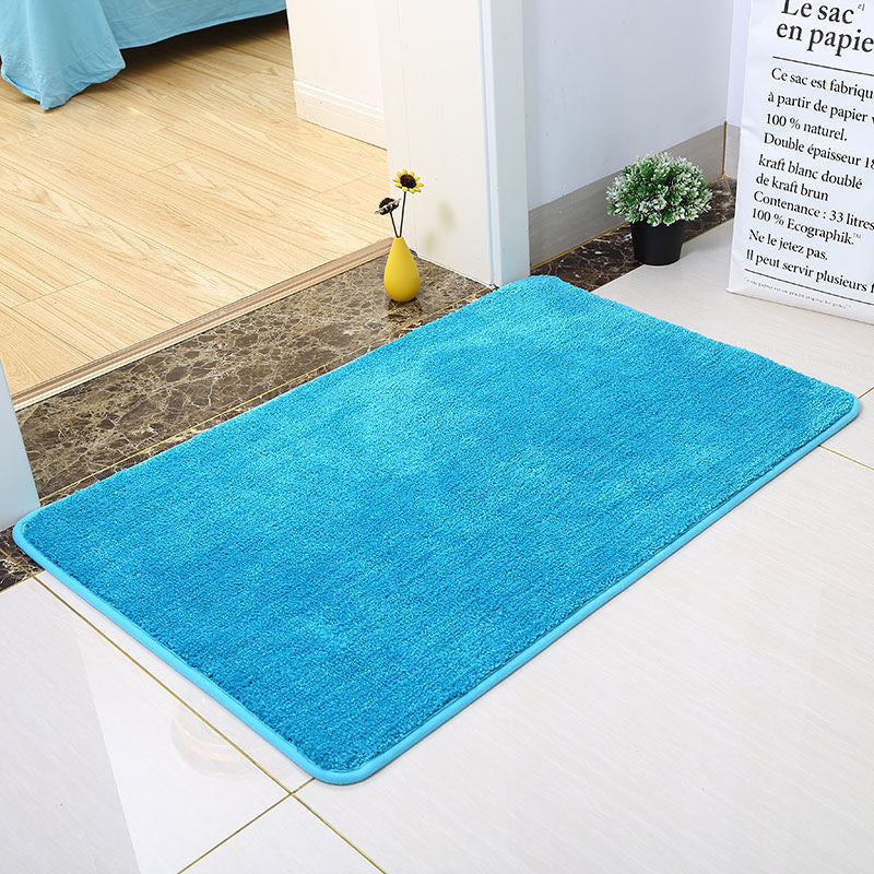 Feblilac Solid Color Tufted Bath Mat, Multiple Sizes Bath Mat, Pure NonSlip Bath Mat