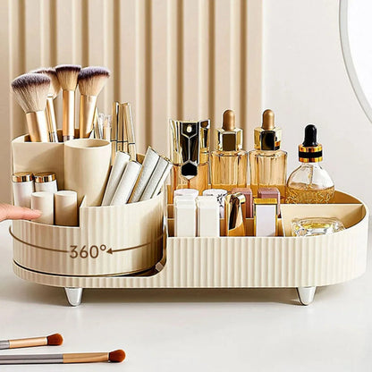 Eleganza - Luxury Beauty Organizer with Slim Rotating Design