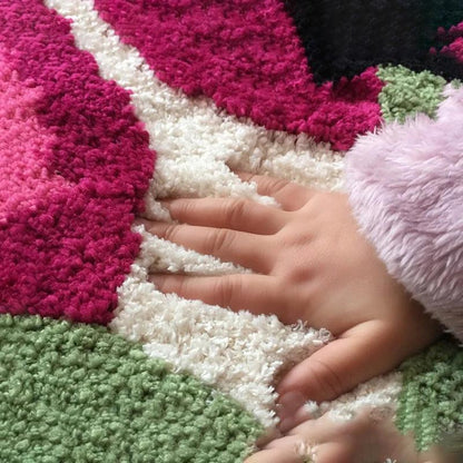 BowLift Cherry tufted bath mat
