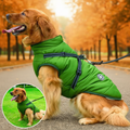 Waterproof Winter Dog Jacket - Sherpa-Fleece Lined - Built-in
Harness