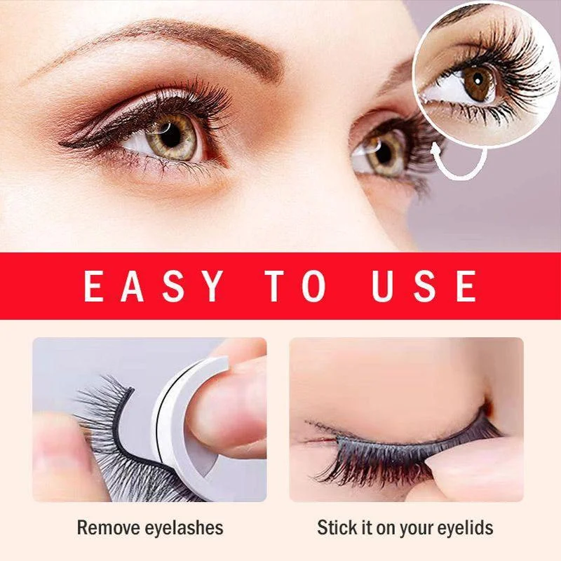 Premium Reusable Self-Adhesive
Eyelashes