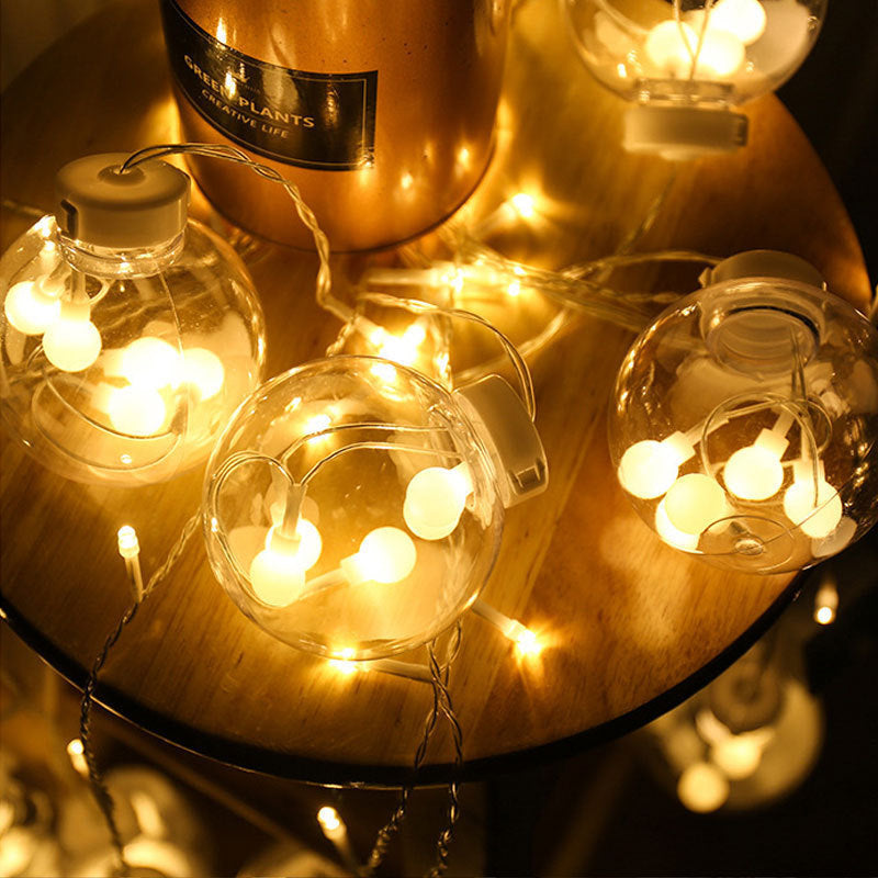 Solar Curtain Light 12 Dorps Solar Fence String Lights Remote Dimmable Twinkle Globe Fairy Light for Garden Yard Porch Christmas