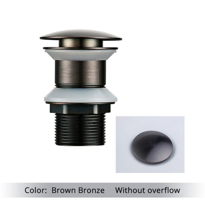 Polished Brass Bathroom Sink
Drains