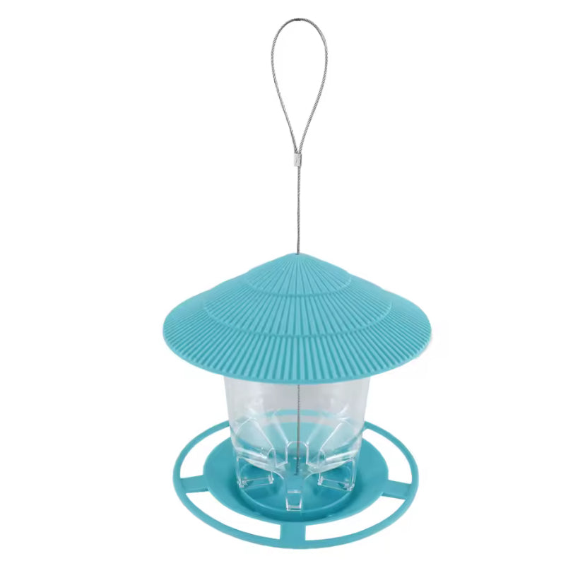 Window Wild Bird Feeder House Transparent Plastic Bird Feeder Hanging Peanut Nut Feeding Station Garden Seed
Dispenser