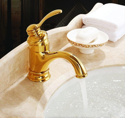 Antique Brass Tap Bathroom
Fixtures Faucet Sink Mixer Tap