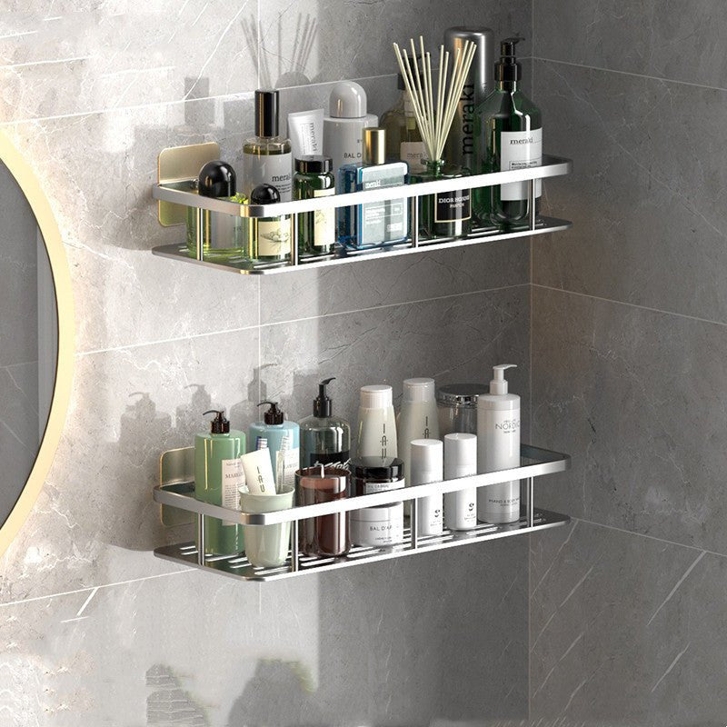 Bathroom shelves (no drilling)