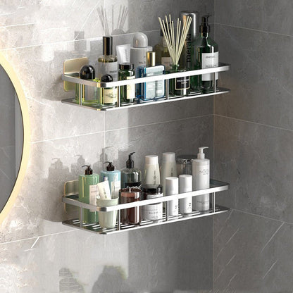 Bathroom shelves (no drilling)