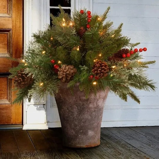 Pre-lit Artificial Christmas Tree
Feel Real Urn Filler