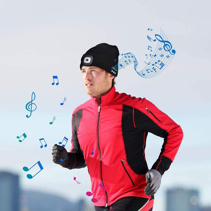 Bluetooth Beanie Hat Light
Wireless Headphones