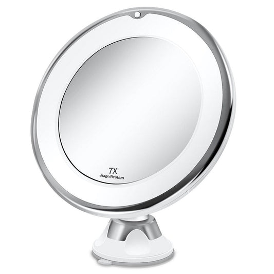 Cosmetic mirror with lighting - LED makeup mirror with magnification function