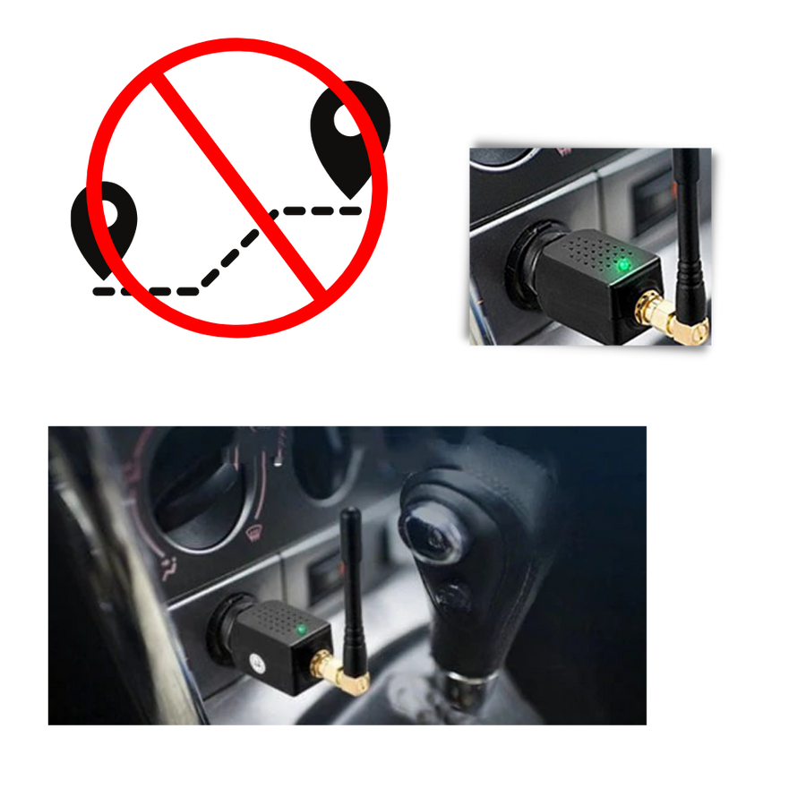 Portable GPS Signal Blocker for Car | 12V Lighter Powered Privacy Device