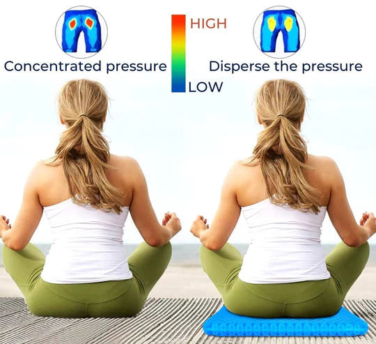Orthopedic Gel Seat Cushion |
Pressure Relief - Tailbone Pain - Lower Back Support - For Office
Chair - Car - Wheelchair Use