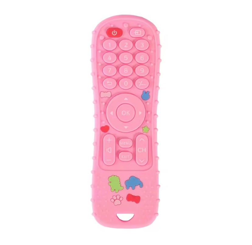 1PC Silicone Baby Toys TV Remote Control Shape Teether Toy BPA Free Silicone Teething Chewing Toy Sensory Baby Accessories