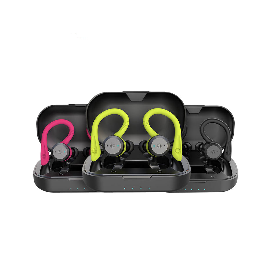 Vega Waterproof Wireless Sport Earbuds - 20 Hours Playtime | Bluetooth 5.0, IPX7 for Swimming & Fitness
