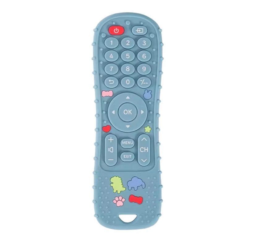 1PC Silicone Baby Toys TV Remote Control Shape Teether Toy BPA Free Silicone Teething Chewing Toy Sensory Baby Accessories