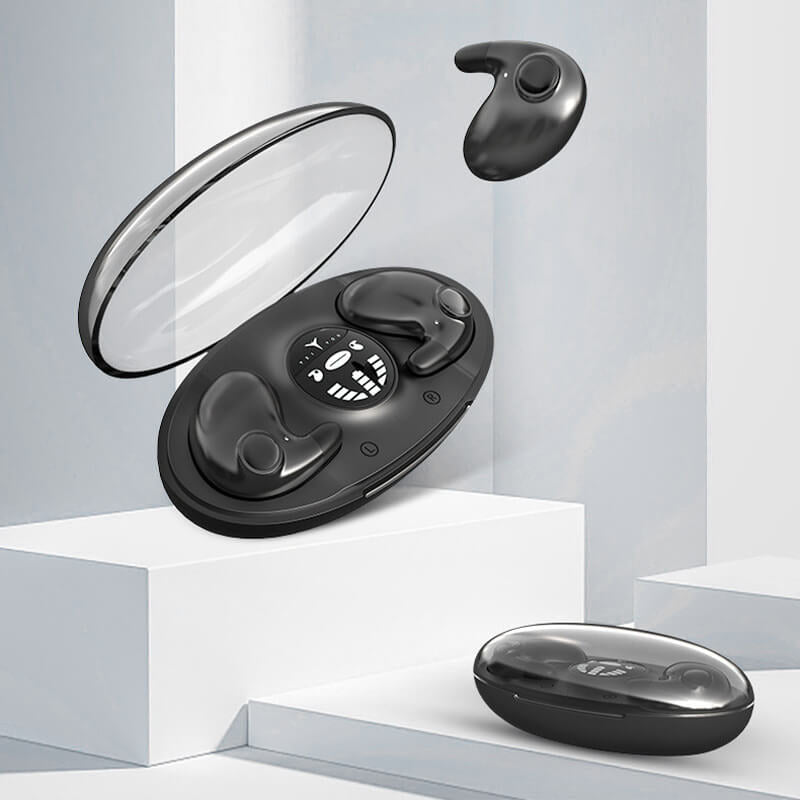 Earphones ENC Noise Cancelling Earbuds HiFi Stereo Sports Wireless Headsets 2025 Invisible Sleep Headphones Mini Bluetooth 5.3