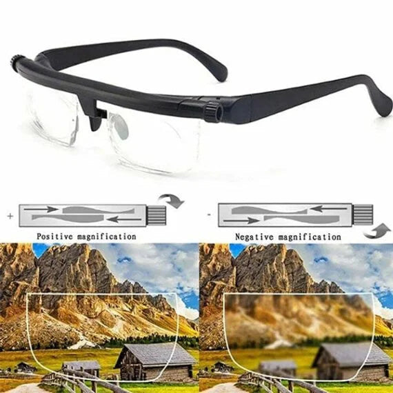 Adjustable Focus Glasses Near
And Far Sight