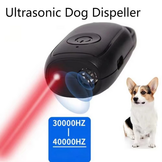 Ultrasonic Mini Dog Repeller and Anti-Barking Training Device with LED
Light