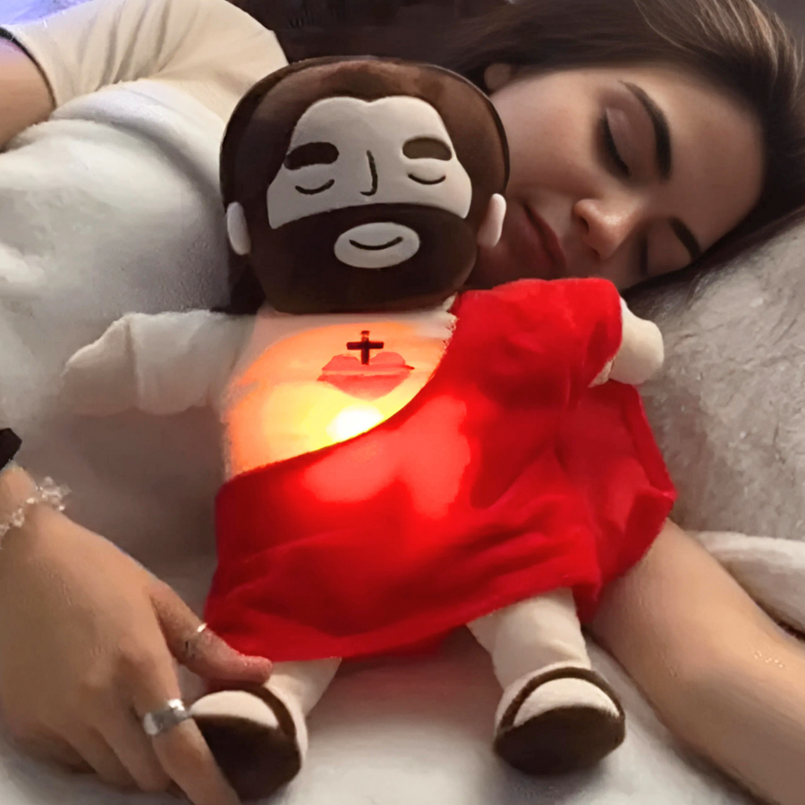 Breathing Jesus Soothing Plushie
for Sleep Aid