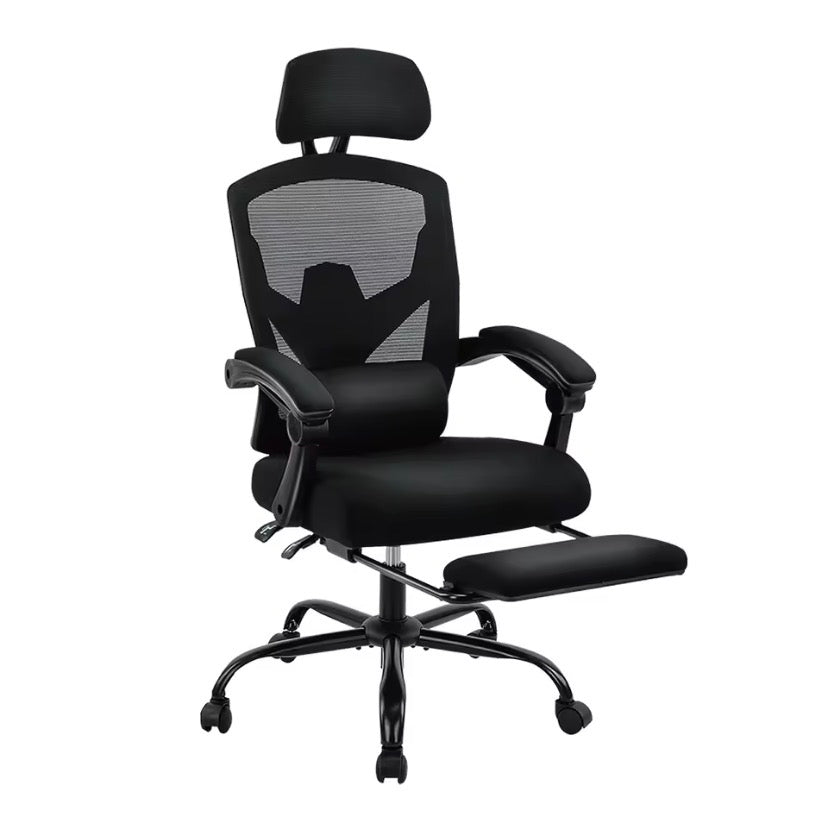 JHK Ergonomic Reclining High Back Mesh Living Room Rocking Gaming Chair Computer Desk Swivel Rolling  Lumbar Support Pillow