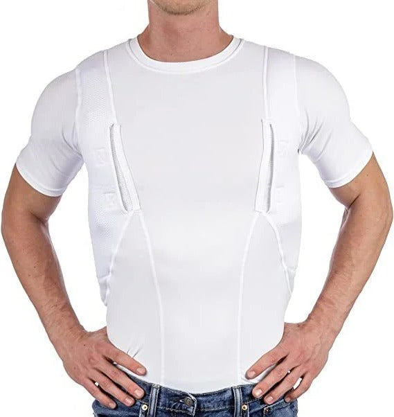 Men/women's Concealed Leather
Holster T-shirt