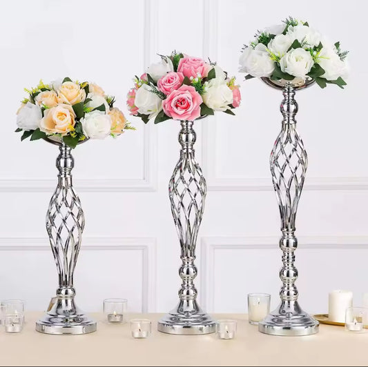 Home Table Candle Holder Arrangement Gold Iron Vase Twisted Path Candle Holder Wedding Flower Wedding Props Home Furnishings