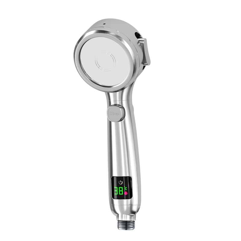 Shower head with temperature display on sale
