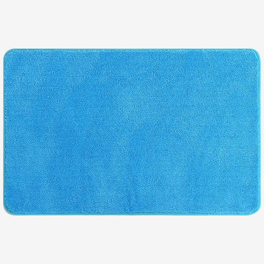 Feblilac Solid Color Tufted Bath Mat, Multiple Sizes Bath Mat, Pure NonSlip Bath Mat