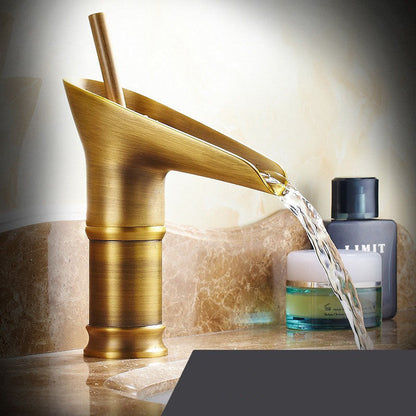 Waterfall Antique Faucet
Bathroom Sink Faucet Brass Sink Mixers