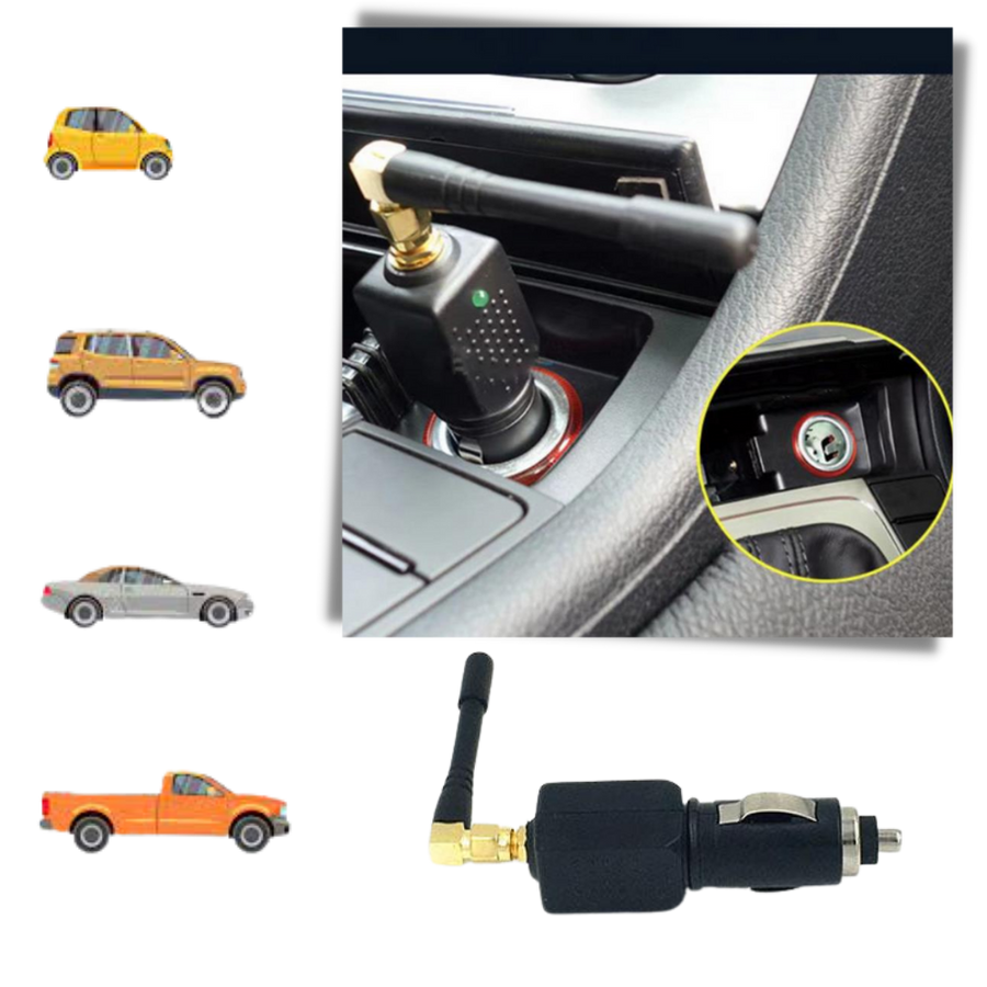 Portable GPS Signal Blocker for Car | 12V Lighter Powered Privacy Device