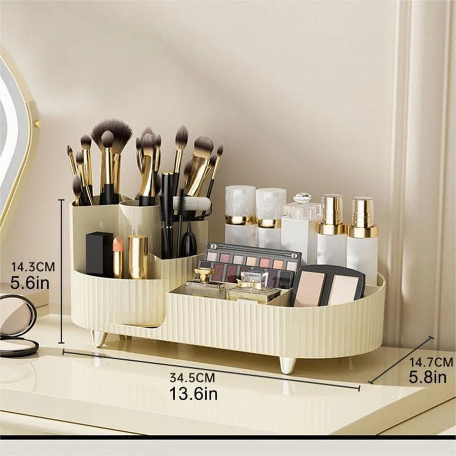 Eleganza - Luxury Beauty Organizer with Slim Rotating Design