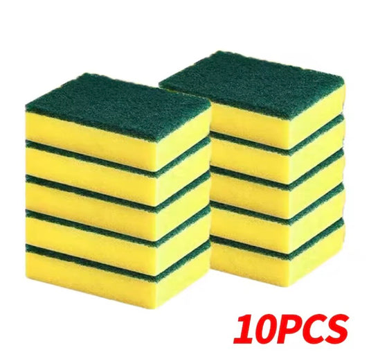 Highly absorbent double-sided sponge magic cleaning pot rust sponge cleaning brush kitchen cleaning tool