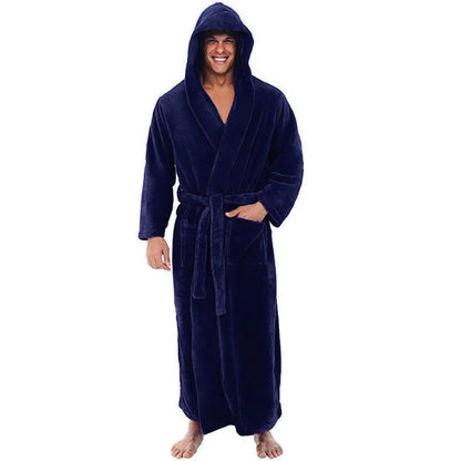 HoodedChill - Cozy Bathrobe for Men